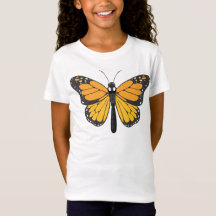 "T-shirt papillon pour filles"