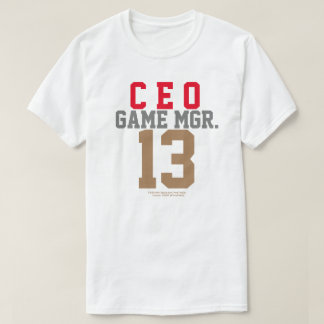 T-SHIRT T-SHIRT, PDG DE GAME MANAGER