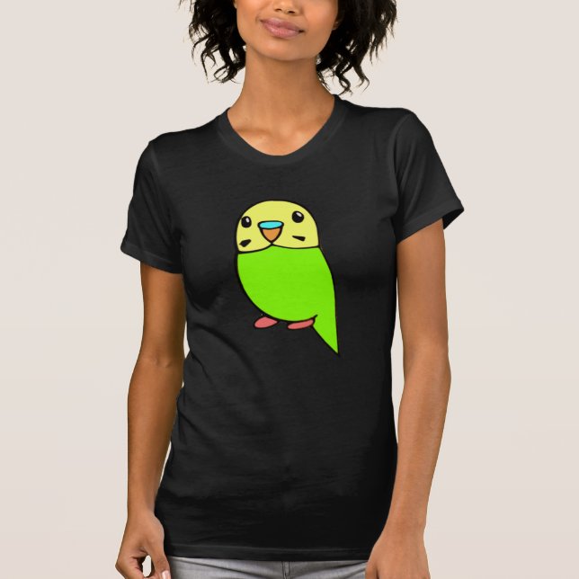 T-shirt T shirt Perruche verte (Devant)