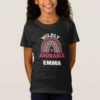 T-Shirt "T-shirt personnalisé pour fille adorablement sauv