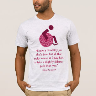 T-SHIRT T SHIRT POUR LES PERSONNES HANDICAPÉES JOUR OU CÉR