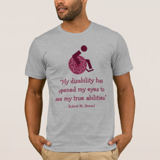 T-SHIRT T SHIRT POUR LES PERSONNES HANDICAPÉES JOUR OU CÉR