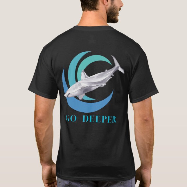 T-shirt T Shirt Requin (Dos)