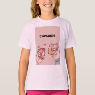 T-shirt t-shirt, rose, génial