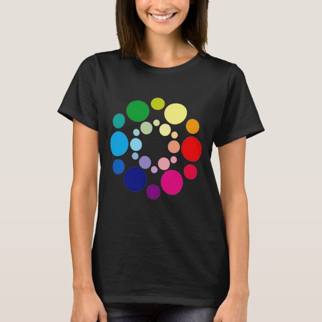 T-shirt T Shirt Roue Chromatique (Devant)