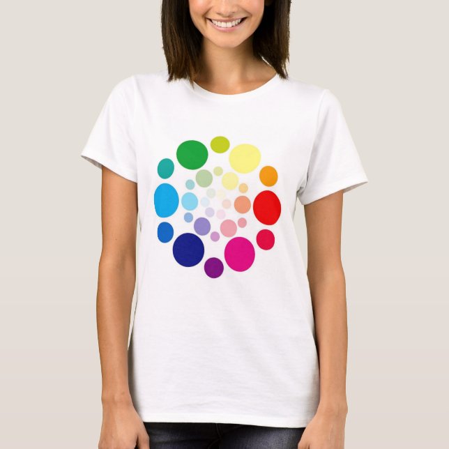 T-shirt T Shirt Roue Chromatique (Devant)