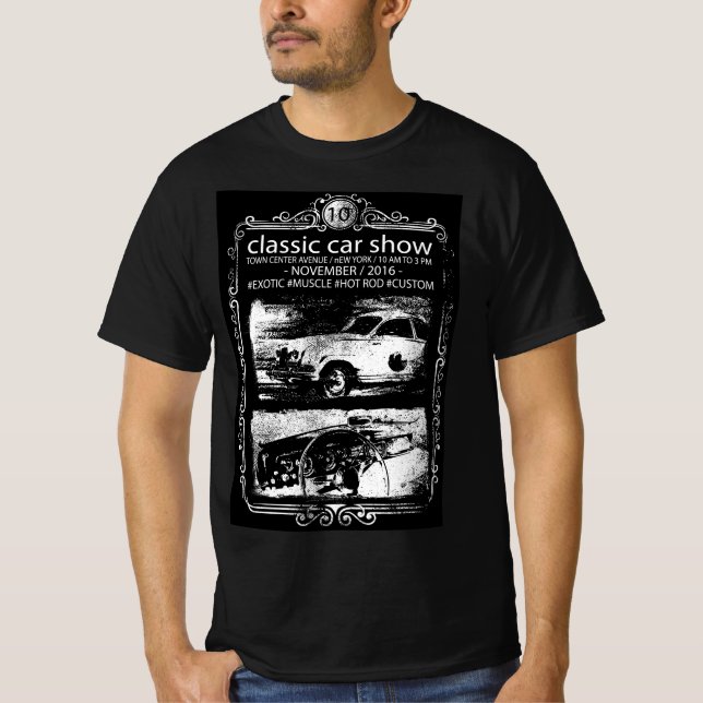 T-shirt T-Shirt, Salon de la Voiture Classique (Devant)