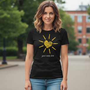 T-shirt “T-Shirt Soleil – Chemise Lumineuse et Positive”