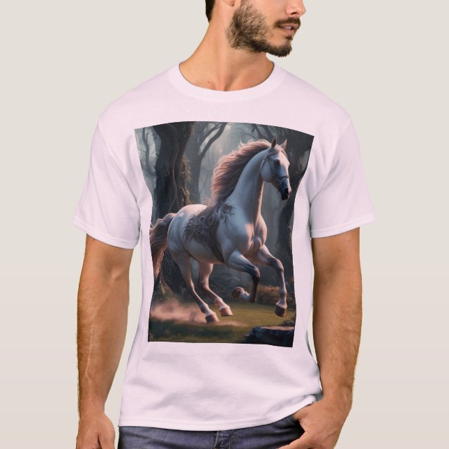 T-shirt "T-shirt Stallion sauvage" (Devant)