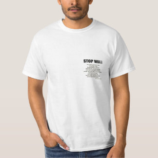 T-shirt T-shirt-STOPPEZ LA GUERRE petit