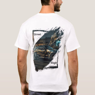 T-shirt T‑Shirt Street Eagle Night Drive Art Voiture & A