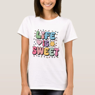 T-shirt "T-shirt Sweetheart Bubblegum Bliss"