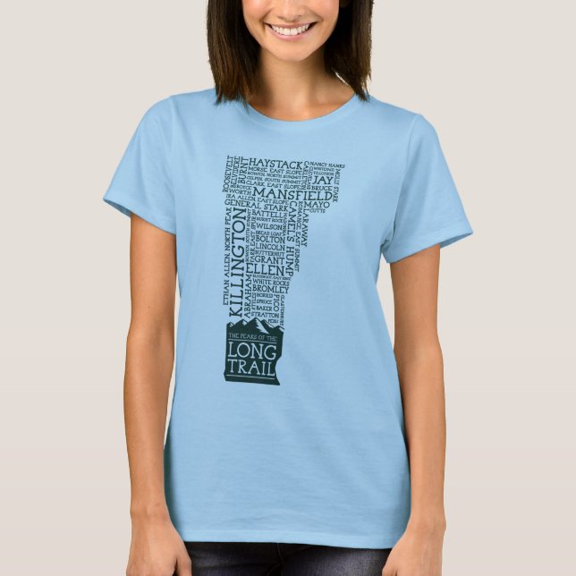 T-shirt T-shirt T-shirt féminin VT Long Trail (Devant)