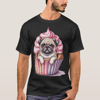 T-shirt T shirt Tee drôle de Pug à lunettes pour les amour