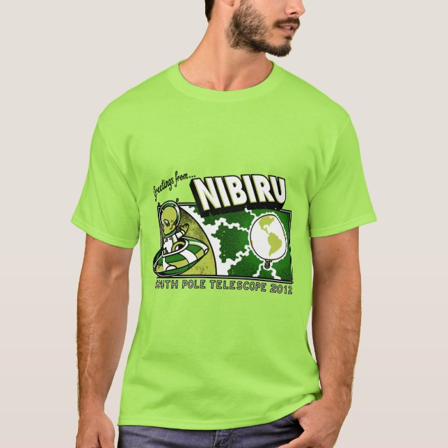 T-shirt T-Shirt, télescope du Pôle Sud 2012 (Devant)