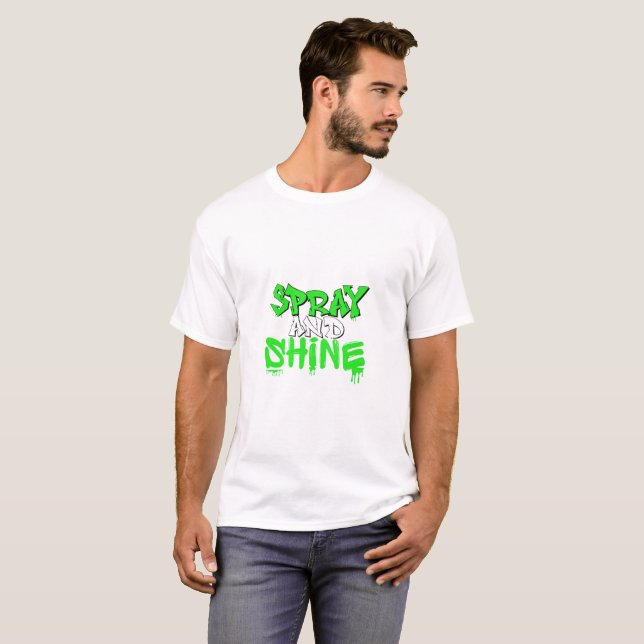 T-shirt t shirt typographie (Devant entier)