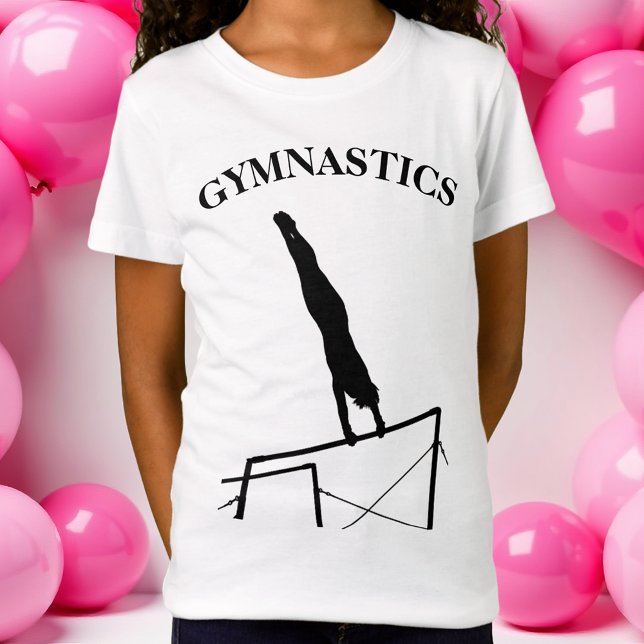 T-Shirt T-Shirt Unneven Bars Giant avec nom (Gymnastics T-Shirt )