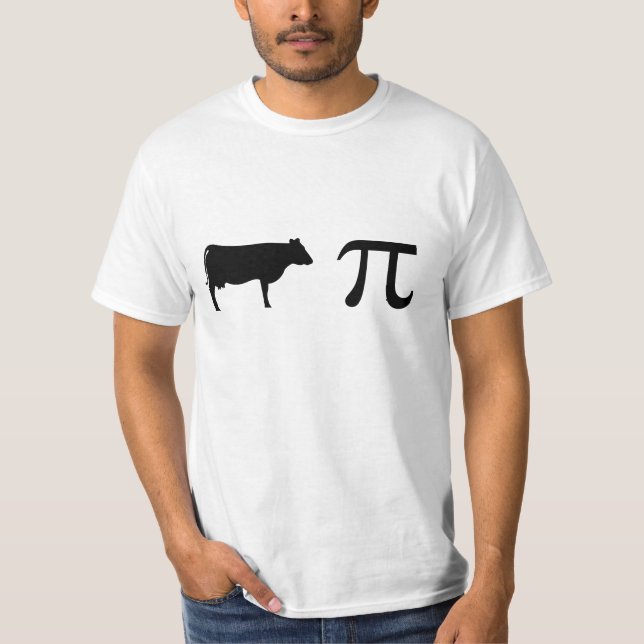 T-shirt T-shirt, vache pi (Devant)