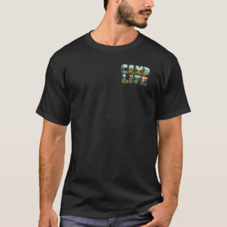 T-shirt T shirt Vie de camping