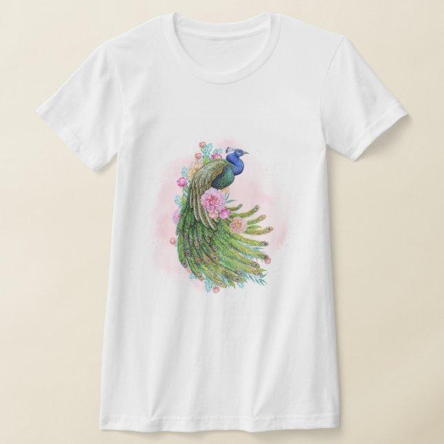 T-shirt T‑Shirt Vintage Paon (Poser)