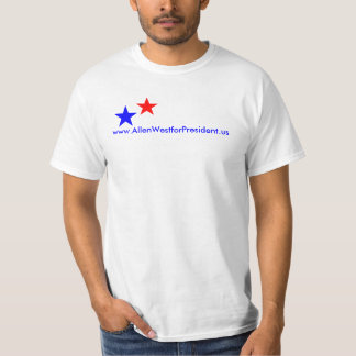 T-shirt T-shirt, www.AllenWestforPresident.us