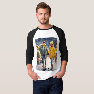 T-shirt T-Shirta photo d'un arc-en-ciel avec étoiles et nu