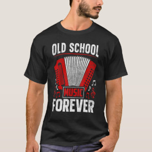 T-shirt T-ShirtAir Accordion Joueur Old School Musique For