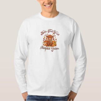 T-shirt T-ShirtBonjour l'automne à tous Saison des citroui
