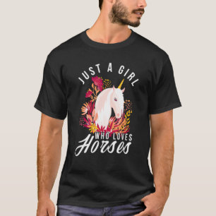 T-shirt T-ShirtHorse Animal Horseback Riding Women Horse