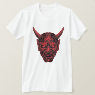T-shirt T-ShirtJapanese Oni Mask – Traditional Mythical De