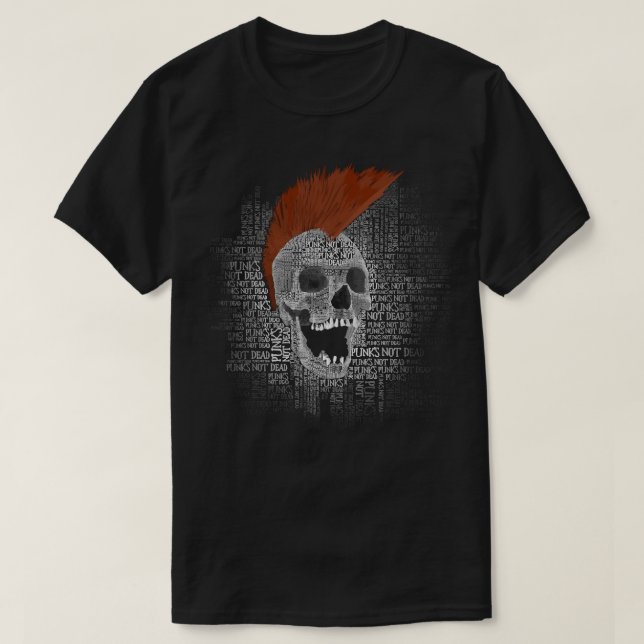 T-shirt T-ShirtPunk n'est pas mort (Design devant)