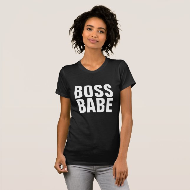 T-Shirt T-SHIRTS BOSS BABE DAMES (Devant entier)
