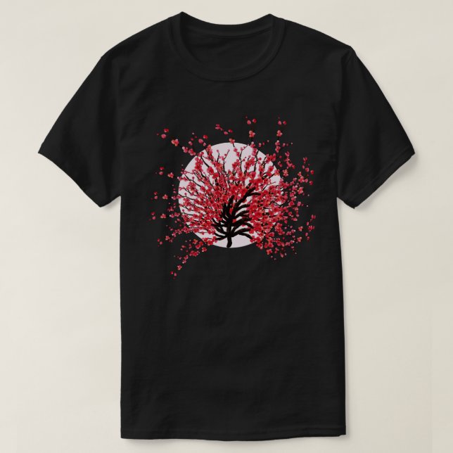 T-shirt T Shirts Cherry Blossom sakura Japon (Design devant)