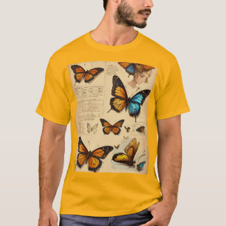 T-shirt "T-shirts design papillon unique | Belle & Cr