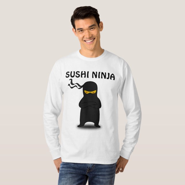 T-shirt T=shirts FUNNY SUSHI, NINJA (Devant entier)