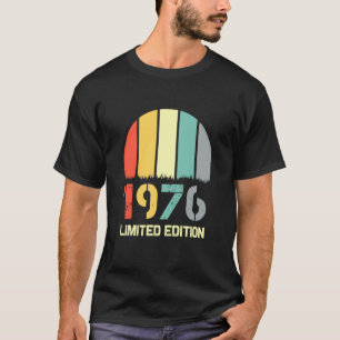 T-shirt T Shirts Vintage 1976 pour Hommes Cadeaux 50ème An