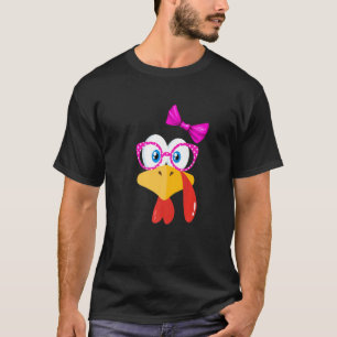 T-shirt T-ShirtThanksgiving Turquie fille Visage en verre