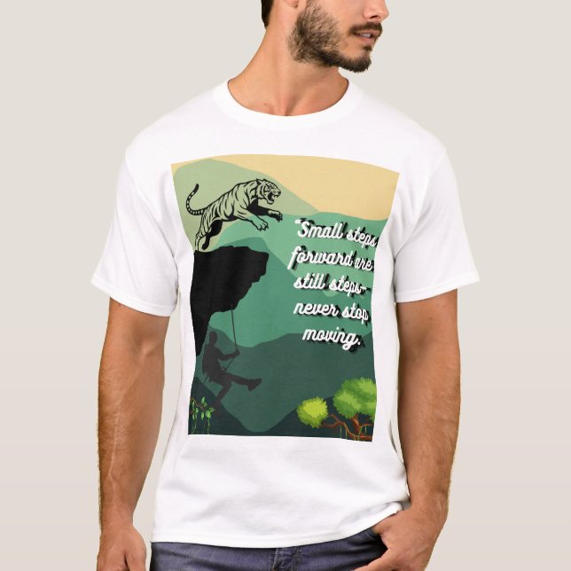 T-shirt T-ShirtTigre Motivationnel & Climber Graphisme T-S (Devant)