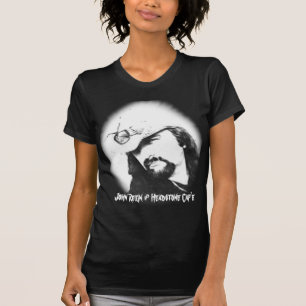 T-shirt T-shirtzazzle, règne et pierre tombale Caf'e de