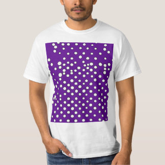 T-shirt T-Shpolka de base motif pourpre pour hommes
