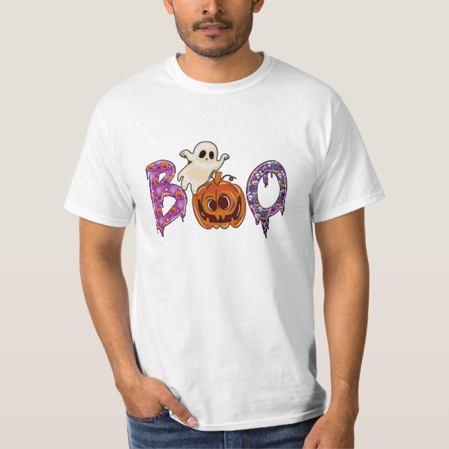 T-shirt T-Shrits D'Halloween Pour Homme (Devant)