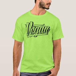 T-shirt T végétalien des hommes