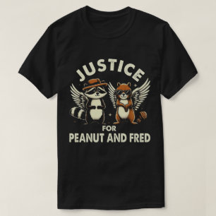 T-shirt TA41-Justice pour le raton laveur d'arachides et d