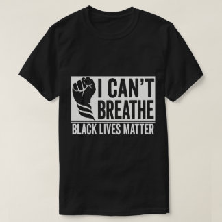 T-shirt TA55-Je ne peux pas respirer La vie des Noirs comp