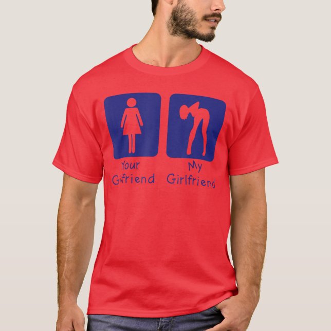 T-shirt Ta Copine Normal Ma Copine Sey Garçon Drôle (Devant)