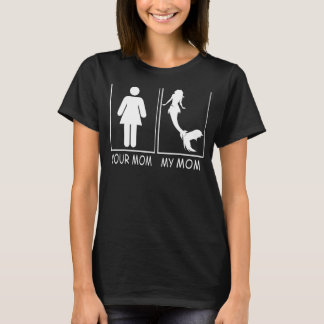 T-shirt Ta Maman Ma Maman Fille Fille Fils & Fille