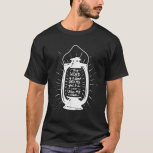 T-shirt Ta Parole est une Lampe à mes pieds Psaume 119 mai