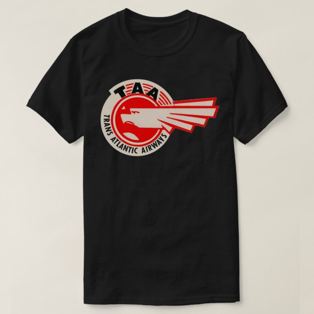 T-shirt TAA Trans Atlantic Airways (Design devant)