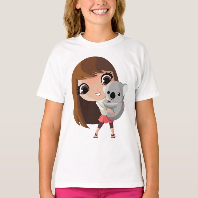 T-shirt Taara and Pudding the Koala (Devant)