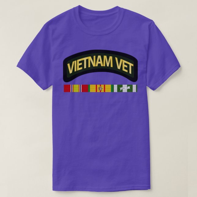 T-shirt Tab. Vet du Vietnam avec VN SVC (Design devant)